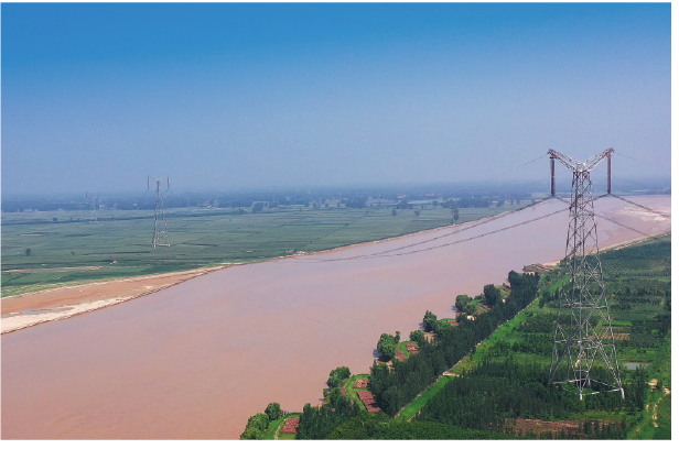 哈密-鄭州±800千伏特高壓直流輸電線路黃河大跨越工程